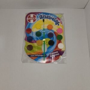 Acuarela colores intensos c/ 12
