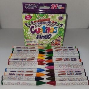 Crayola cuatitos jumbo triangular shely c/ 24