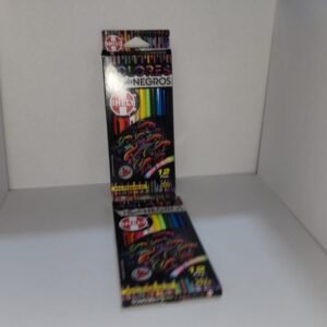 Colores para papeles negros c/ 12 modelo 4322